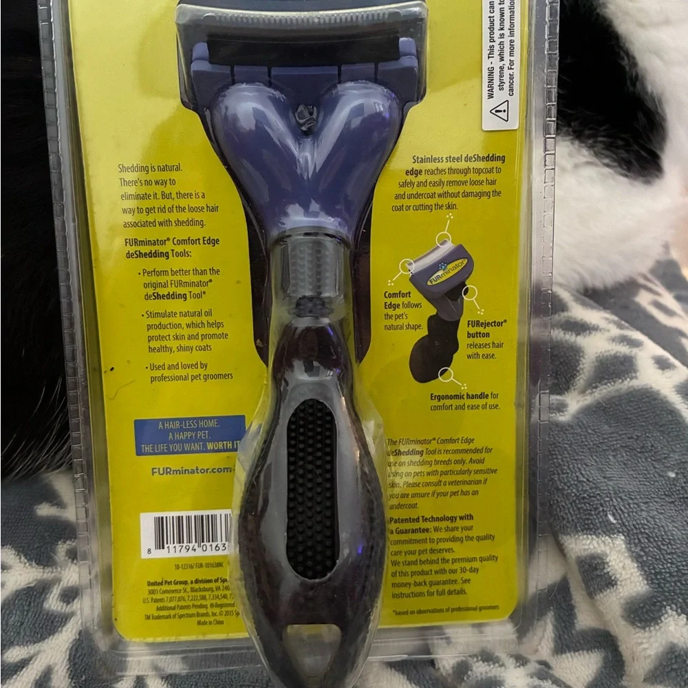 FURminator Comfort Edge deShedding Brush, Small